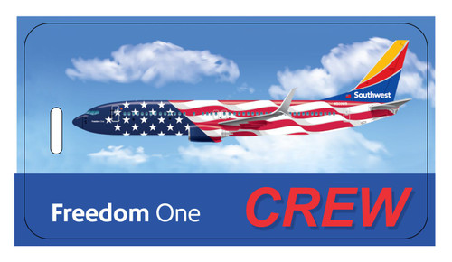 Southwest "Freedom One" CREW Tag