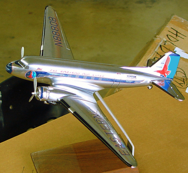 Eastern Douglas DC-3 (chrome)