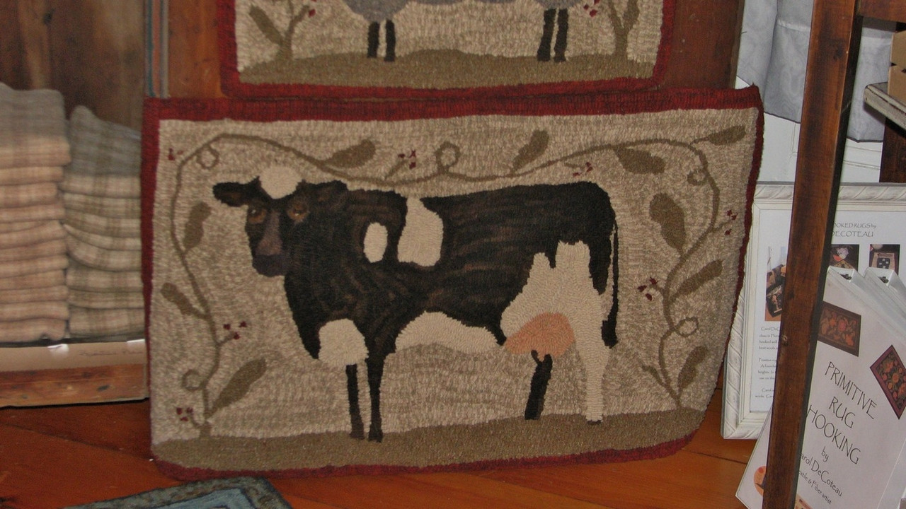 Farm Friends Series: Cow Rug Hooking Kit