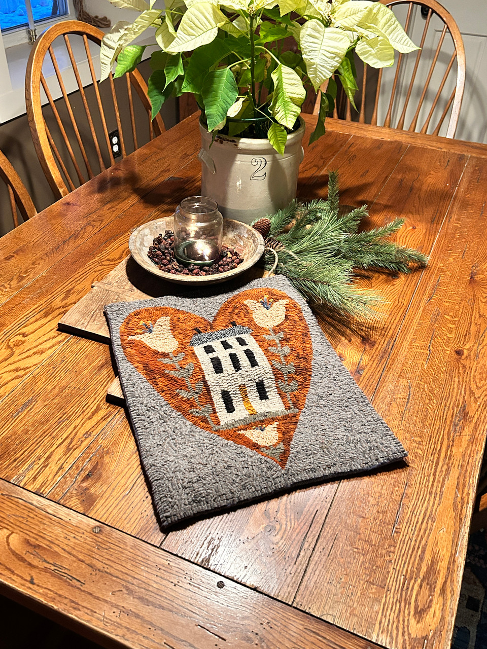 Our Happy Home ~ Spring Rug Hooking Pattern