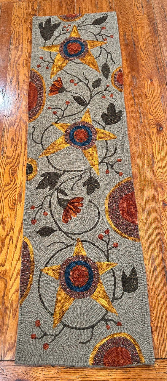 Falling Stars ~ Rug Hooking Pattern