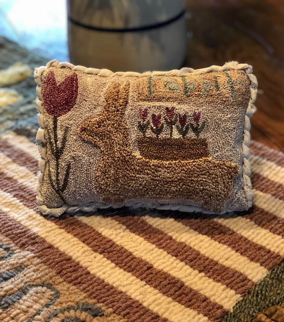 The Tattered Rabbit Punch Needle Pattern or Kit