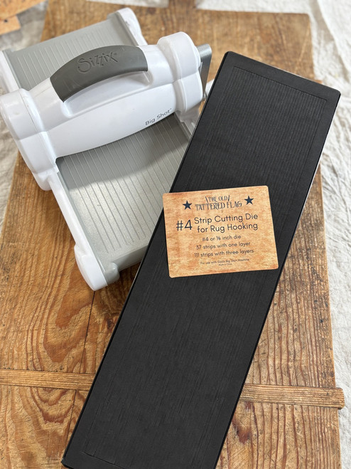 #4 or 1/8 inch Strip Die for Rug Hooking