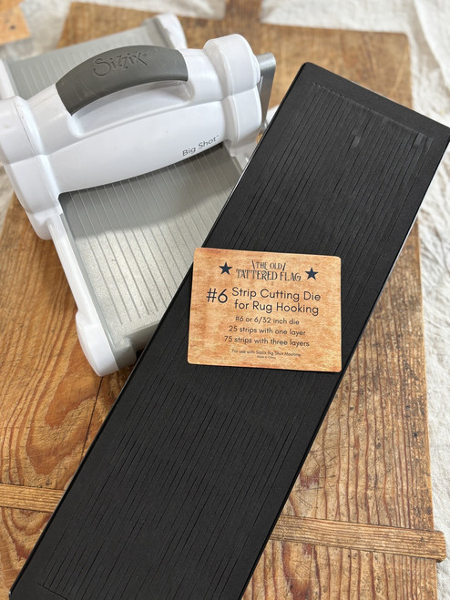 #6 or 6/32 inch Strip Die for Rug Hooking