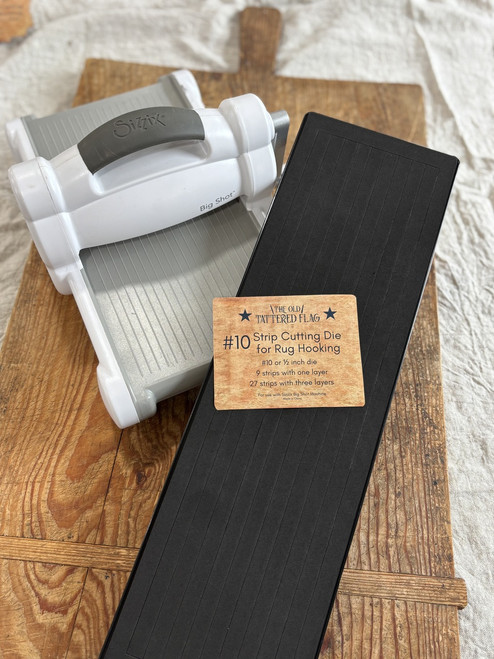 #10 or 1/2 inch Strip Die for Rug Hooking