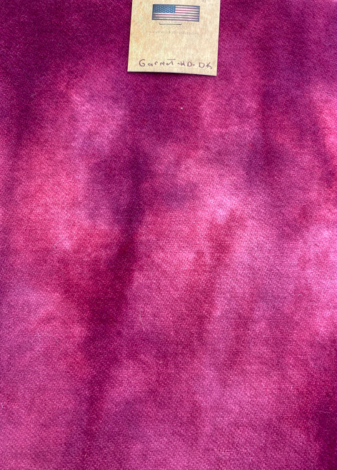 Garnet Dark Hand Dyed Wool