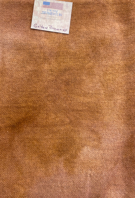 Golden Brown Hand Dyed Wool