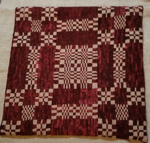 Antique Coverlet #2 Pillow Block Rug Hooking Pattern