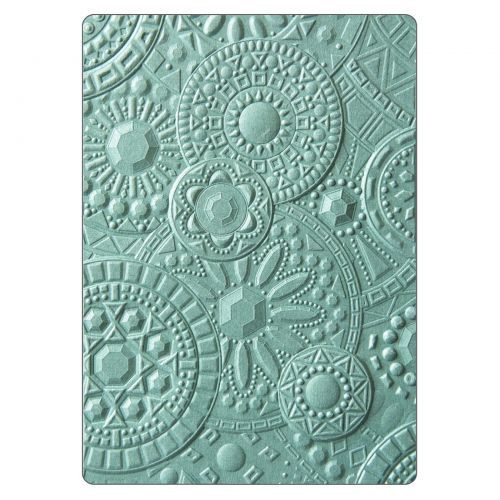 Sizzix Embossing Folder ~ Mosaic Gems