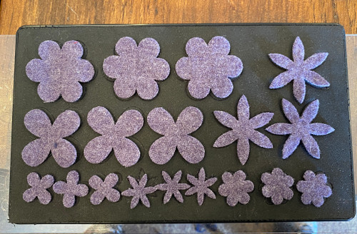 "Shorty" Custom Die ~ Lilac & Lavender petals and more "Shorty" Custom Die ~ Lilac & Lavender petals and more