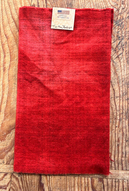 Turkey Red Hand Dyed Wool