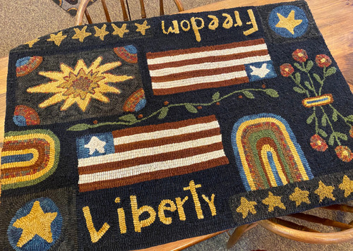 American Sampler Rug Hooking Pattern