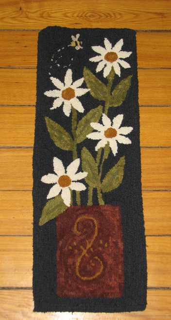 What a Crock... of Flowers Rug Hooking Pattern