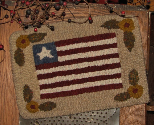 Petite Prims Series: Flag Rug Hooking Kit