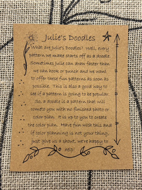 Julie's Doodles ~ Ahhh Spring Punch Needle Pattern