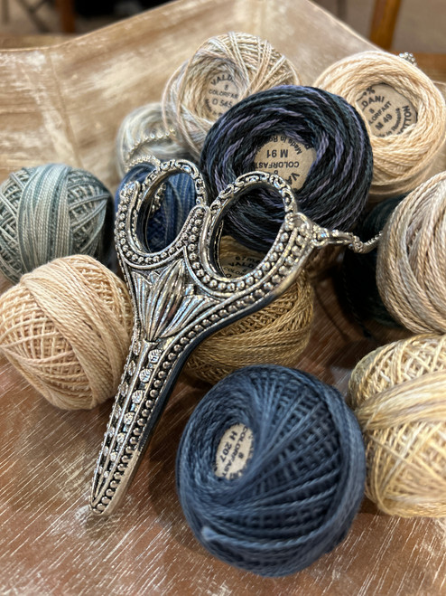 Little Heirloom Scissors - Sheath and Chain