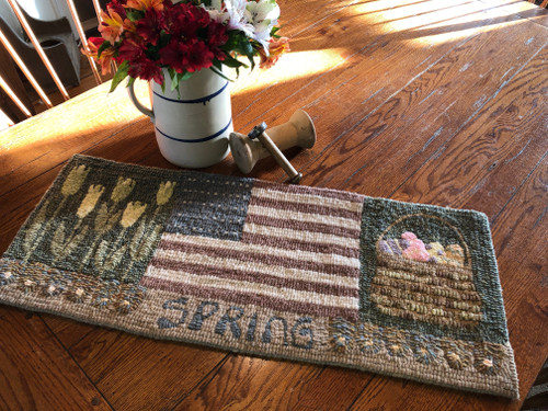 Seasons of the Flag Series: Spring Rug Hooking Pattern