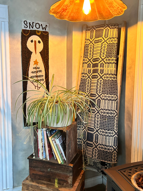 That Spot by the Door... Snowman Rug Hooking Pattern