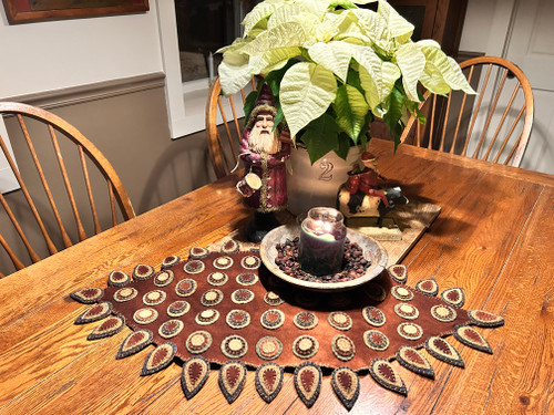 Pennies and Teardrops Penny Rug Pattern or Kit