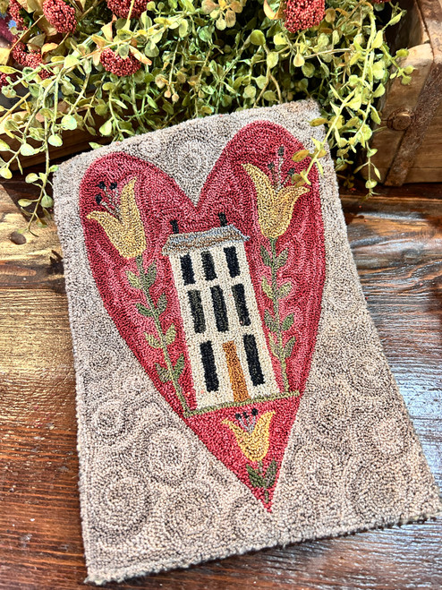 Our Happy Home ~ Spring  Punch Needle Pattern or Kit