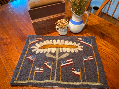 8 Flags and a Daisy Rug Hooking Kit