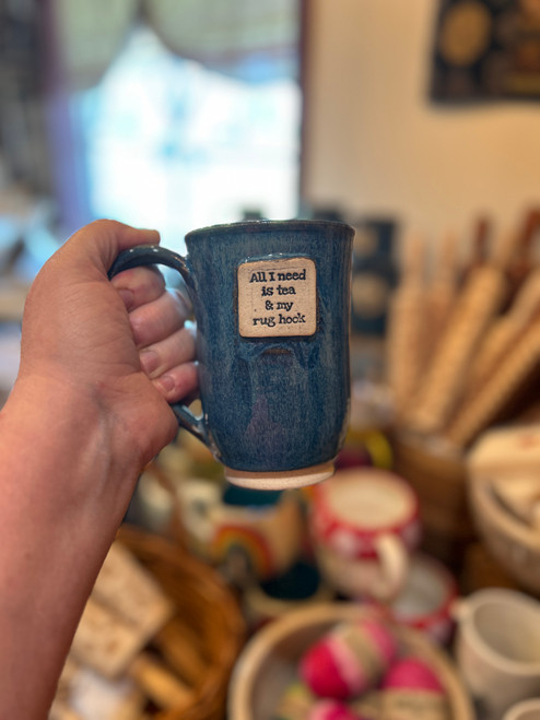 OTF "Tea and my Hook" Pottery Mug