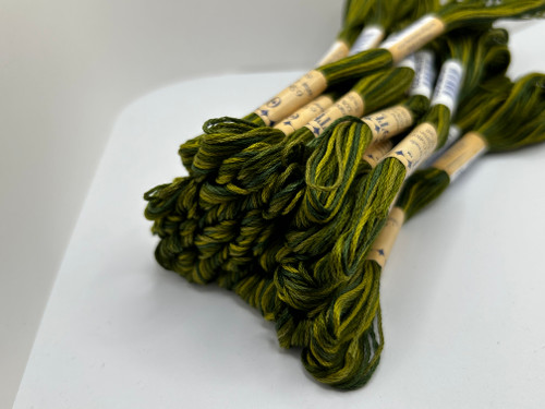 OTF Threads™️ 6 Strand Variegated Floss - GR151 Grungy Green OTF Threads™️ 6 Strand Variegated Floss - GR151 Grungy Green