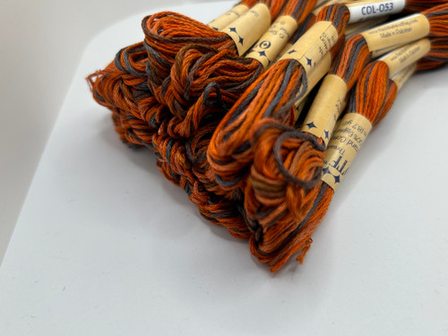 OTF Threads™️ 6 Strand Variegated Floss - O53 Jack O' OTF Threads™️ 6 Strand Variegated Floss - O53 Jack O'
