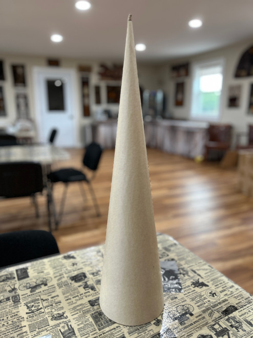 24 inch Tall Cardboard cone for Tree making