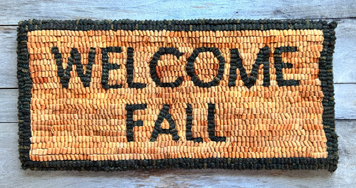 Words Matter Series ~ Welcome Fall Rug Hooking Pattern