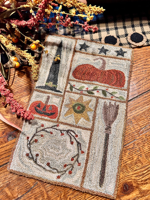 Autumn Celebration Punch Needle Pattern or Kit