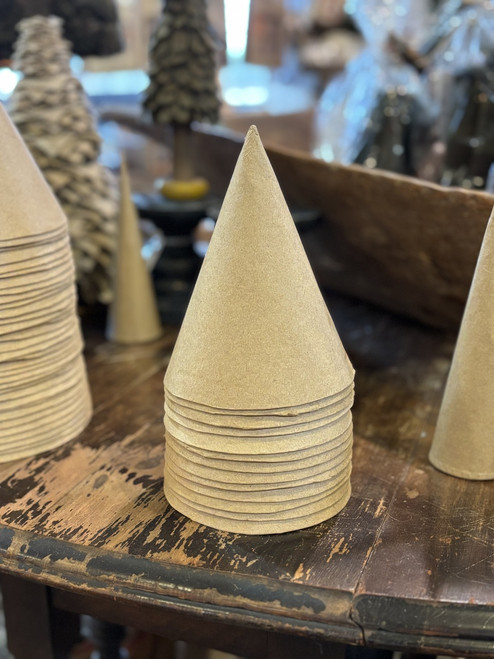 Squatty Cardboard Cone for Tree Making- 6 x 4 1/2 inches