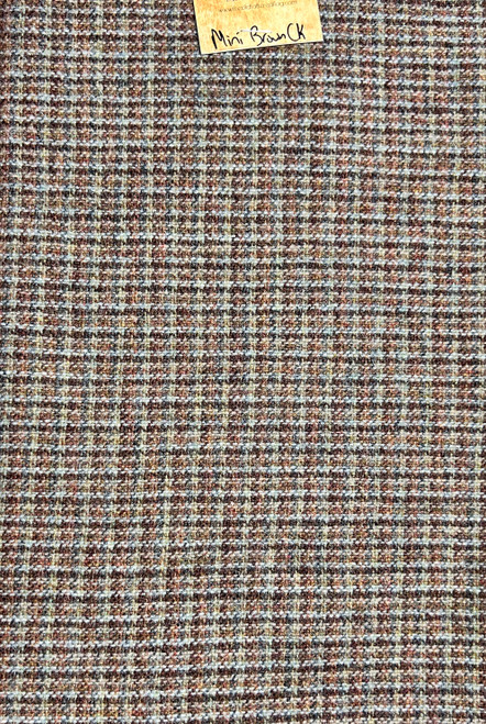 Mini Brown Check Wool