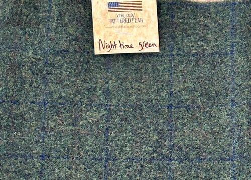 Night Time Green Wool