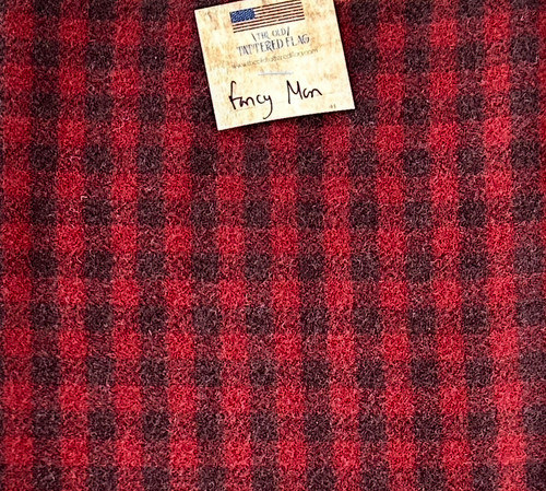 Fancy Man Red Wool