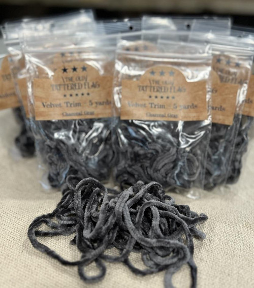 Velvet Trim for Punch Needle Edgings and more