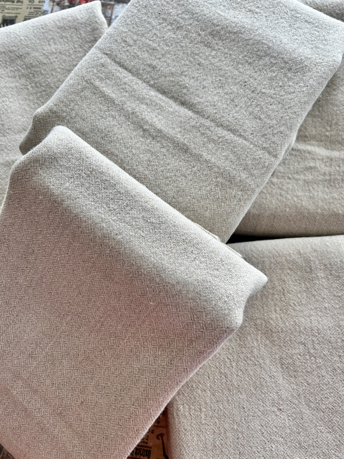 Natural Diamond 100% Linen Twill Fabric