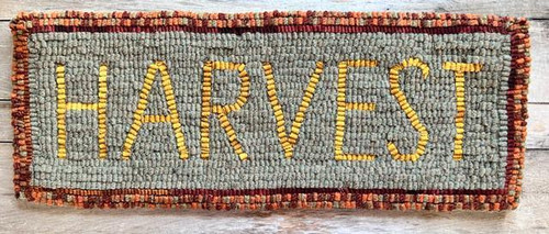 Words Matter Series ~ Harvest Rug Hooking Pattern