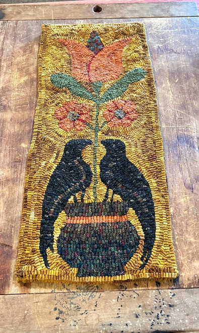 Skinny Series "Crow Perch" Rug Hooking Pattern