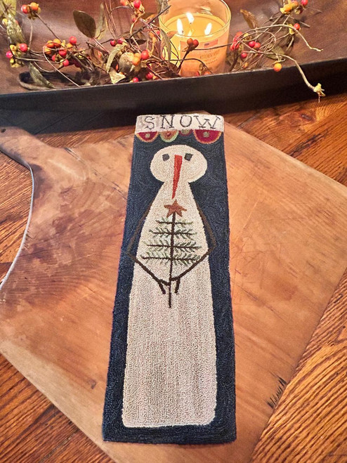 That Spot by the Door...Snowman Punch Needle Pattern or Kit