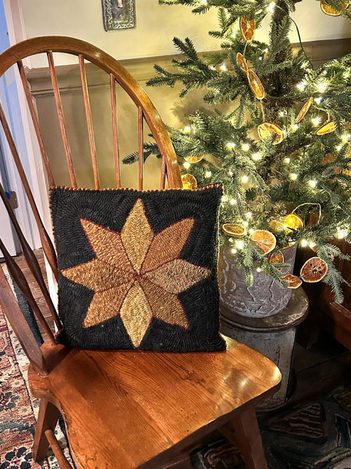 8 Point Star Rug Hooking Pattern