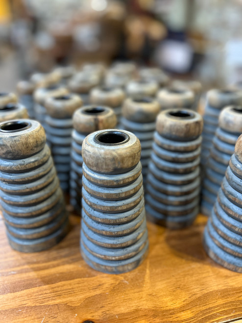 Beehive Wooden Candle Holder