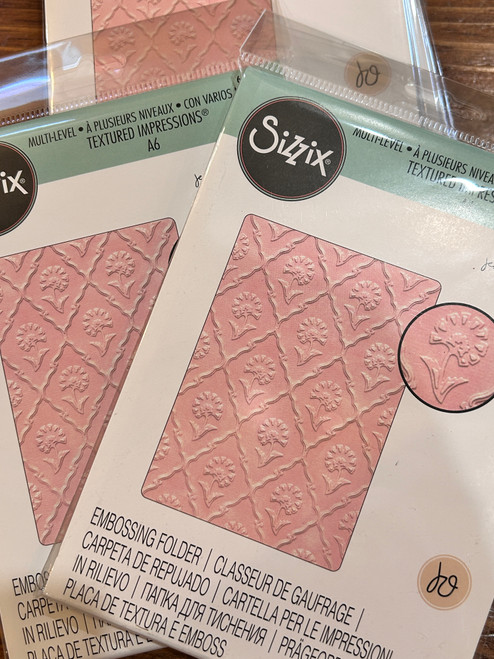 Framed Florals Embossing Folder