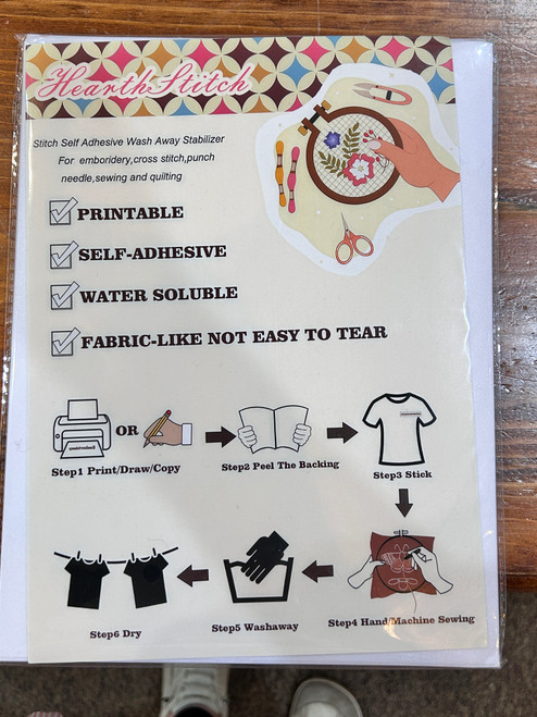 Print and Stitch stick paper