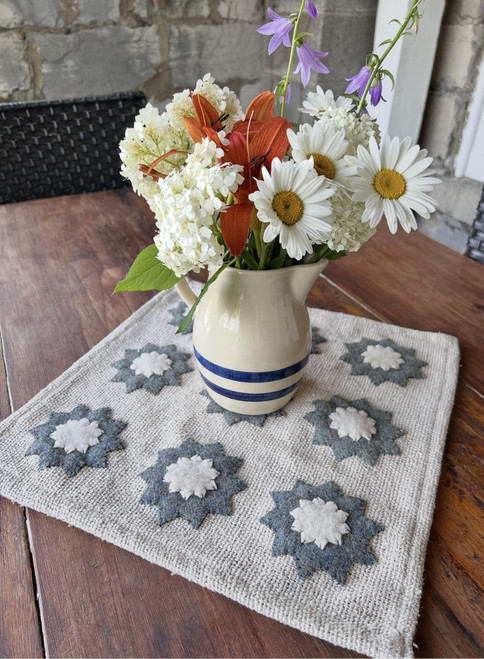 “9 Stars” Wool Appliqué Mat Kit