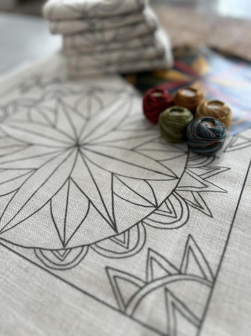 The Raven’s Compass Stitchery Kit (Stitch with me)