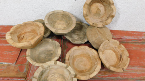 Small Rustic Flower Bowl