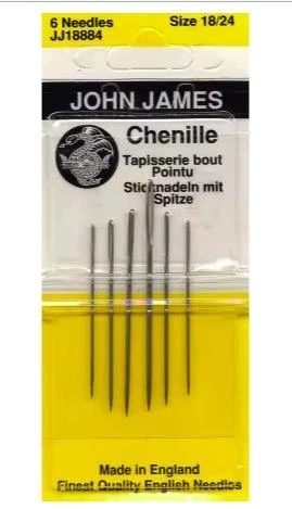 John James Chenille Needles Size 18/24