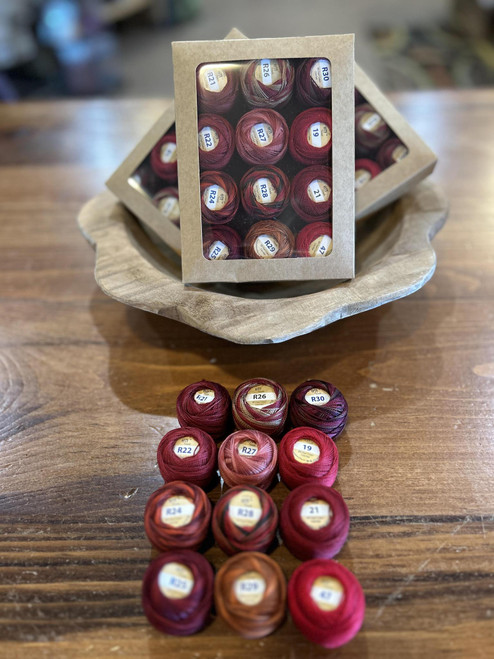 Bunch O' Reds Pearl Cotton Thread Pack