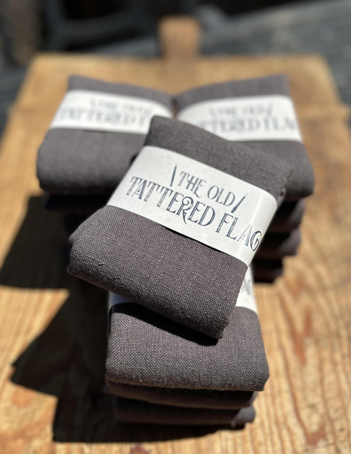 Ash Gray Stitching Linen 1/4 yd.